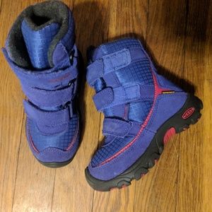 Toddler 8 Keen Boots Purple Girls Velcro